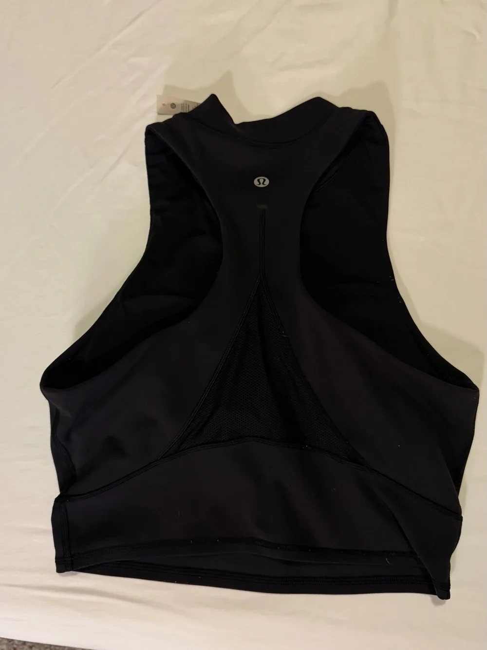 lululemon athletica Black Mock Neck Sleeveless Tank